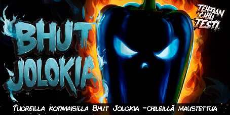 Bhut Jolokia tehtaan chilitesti